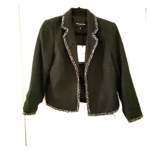 NWT textured black blazer